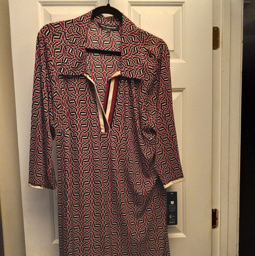 New- Multi print dress
